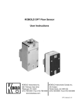 DFT - Compact Paddle-Wheel Flow Sensor User Manual