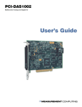 PCI-DAS1002 User`s Manual