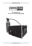 Manual Cryo-Fog High Pressure