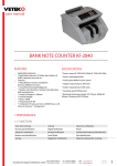 BAnk note counter kF-2040