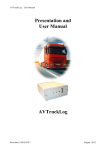 Presentation & User Manual - AV electron