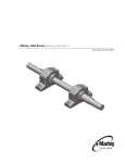 Marley 1500 series cooling tower bearing assembly user manual