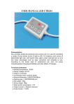 USER MANUAL LED CTRL01