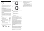 English User Manual Important Warranty Mounting