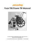 Fuze T50 Power Tilt Manual