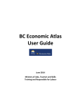 BC Economic Atlas User Guide
