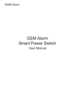 GSM Alarm Smart Power Switch User Manual