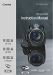 pdf - User manual for Canon HF R52 video camera