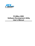 PLXMon 2000 User`s Manual