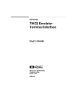 70632 Emulator Terminal Interface