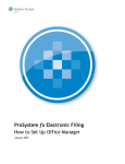 ProSystem fx® Electronic Filing How to Set Up - Support