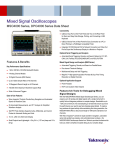 Mixed Signal Oscilloscopes - MSO/DPO4000 Series