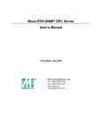 MOXA EDS-SNMP OPC Server User`s Manual