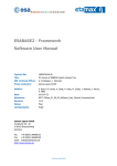 ESABASE2 - Framework Software User Manual