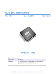 G30 SoC User Manual - Mouser Electronics