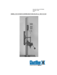 MT150 Series Mechanical Test Stand User Manual