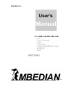 APC-6410 Users` Manual - Embedian Inc, The leading ARM Based