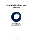 Ortelia Set Designer User Manual