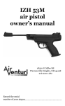 IZH 53M air pistol owner`s manual