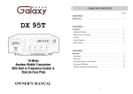 DX 95T manual - Galaxy Radios