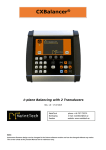 CXB English manual for Balancing 1plane-2Transducers