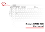 Ripjaws KM780 RGB User Manual