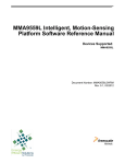 MMA9559L Intelligent, Motion-Sensing Platform Software Reference