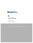 ModelSim SE User`s Manual