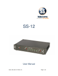 User Manual - SS Telecoms