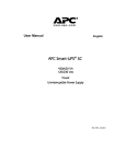 APC Smart APC Smart-UPS®SC