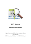 End user documentation of NiteQL