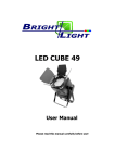 LED CUBE 49 User Manual
