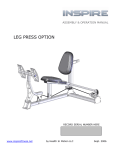 LEG PRESS OPTION - Inspire Fitness