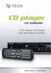 Hi-Fi stereo CD player with encoding function