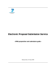 Electronic Proposal Submission Service