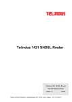 Telindus 1421 SHDSL Router