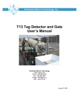 T13 Tag Detector and Gate User`s Manual