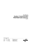 User Manual, Anybus-Communicator Ethernet-USS