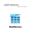 MultiReview 01.01 User`s Manual