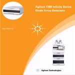 Agilent 1200 Infinity Series Diode Array Detectors