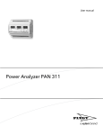Power Analyzer PAN 311