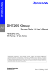 Renesas Starter Kit+ for SH7269 User`s Manual