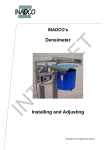 Densimeter Installing and Adjusting