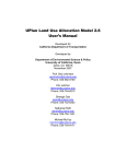 UPlan Land Use Allocation Model 2.6 User`s Manual