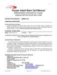 Human Adult Stem Cell Manual - Zen