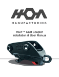 HOA HDX User Manual (PDF - 2mg)