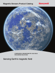 Magnetic Sensors Product Catalog Sensing Earth`s magnetic field