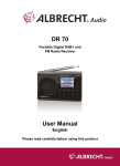 DR 70 User Manual - produktinfo.conrad.com
