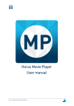 User Manual Movie Player 2.1