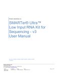 SMARTer® Ultra™ Low Input RNA Kit for Sequencing